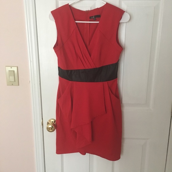 Classic Red Cocktail Dress - Picture 1 of 2